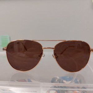 Foster Grant Polarized Aviator Style Sunglasses SR0623 Prelude Rose